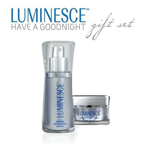 Have a Goodnight Gift Set-Luminesce Night Repair &amp; Cellular Rejuvenation Serum