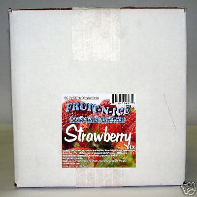 Fruit-N-Ice Frozen Drink Strawberry Granita Mix CASE