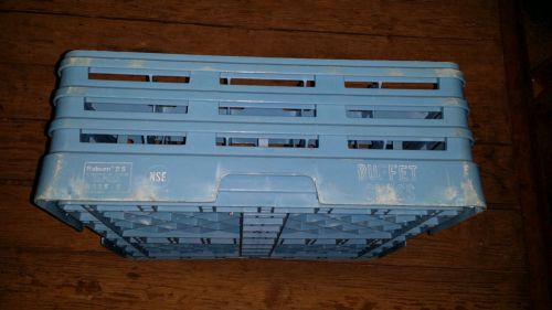 Ecolab raburn dish racks blue 6325-s buffet glass 25 openings for sale