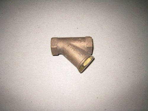 Conbraco brass 3/8&#034; y water strainer for sale