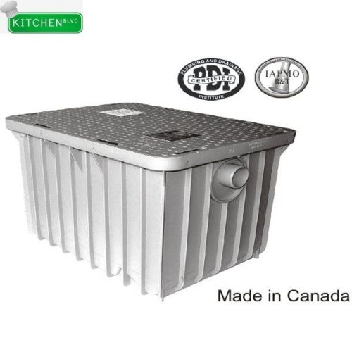 Grease trap interceptor- 50 gallons , 4&#034; connection size pdi approved for sale