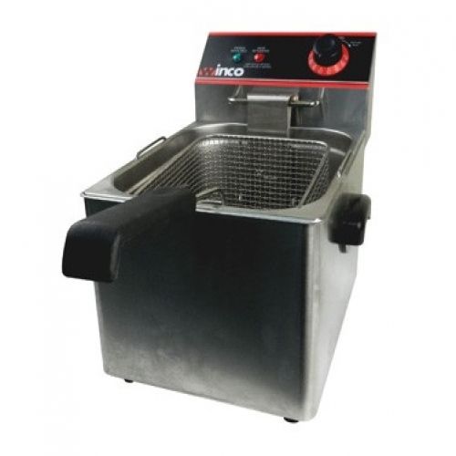 Winco efs-16 electric countertop single well deep fryer 16 lb. for sale