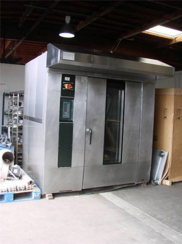 Sveba dahlen v42ln-e gas double rotating rack bakery oven for sale