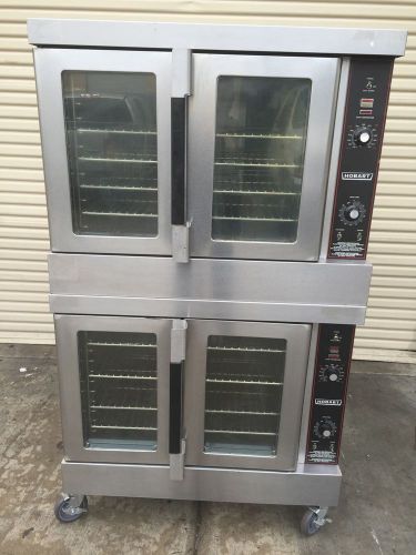 Hobart hgc5 double deck natural gas convection ovens for sale