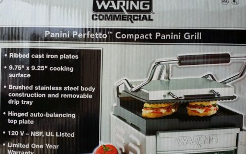 Waring Commercial Panini Perfetto(tm) Compact Panini Grill