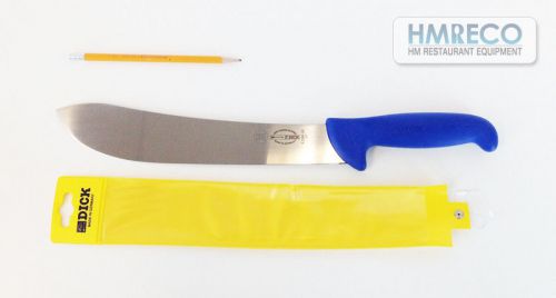 F.dick 8238526 10 inch ergogrip butcher knife, blue handle for sale