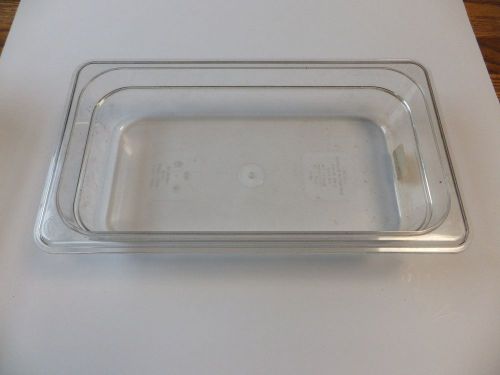 Cambro 32CW135 Clear 2-1/2&#034; H Camwear® 1/3 Size Food Pan Lot of 4 Brand New