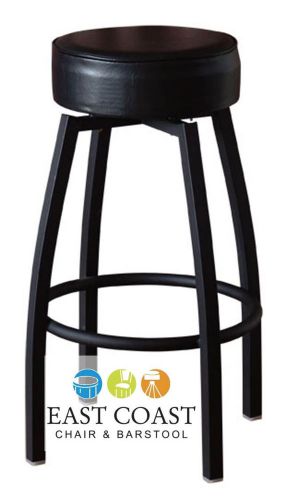 New gladiator commercial metal backless bar stool with black seat for sale