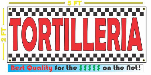 TORTILLERIA BANNER Sign NEW Shop Delivery Restaurant Stand Cart Store