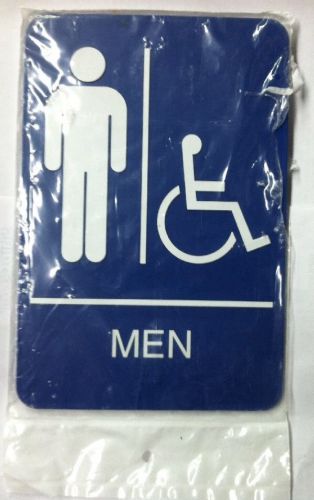 Men&#039;s &amp; Women&#039;s Handicap Accessible Restroom Sign BUNDLE (2) Bathroom Sign 6&#034;x9&#034;