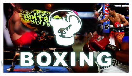 Ba579 boxing game banner shop sign for sale