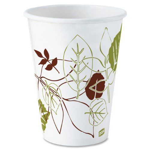 Dixie pathways wisesize cup - 12 oz - 25/carton - paper - white (2342wsct) for sale