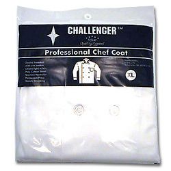 Challenger Products Challenger White XLarge 48-50 Check Coat. Sold as Each