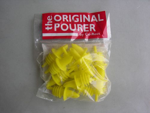 12  pourers yellow by co-rect snow cone/shaved ice free shipping us only for sale