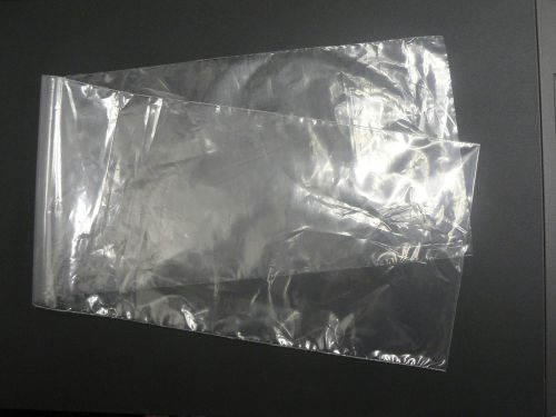 100pcs 4 x 16 clear open end poly bag for sale
