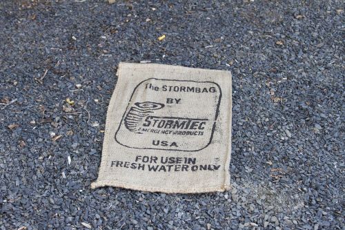 25 PACK OF STORMBAGS BY STORMTEC. SAND-LESS SAND BAGS. FLOOD CONTROL BAGS.