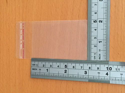100 Clear Plastic 5x7cm Resealable Cellophane Cello Bag Packaging/Small/Packing