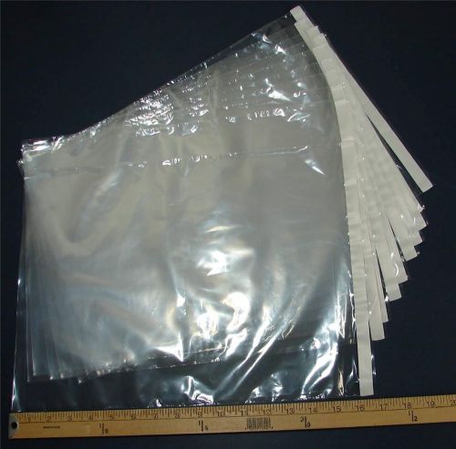 10 CLEAR POLY BAGS 12x15  Resealable Packaging 1.5 MIL ULINE S-11064