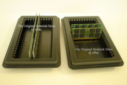 10 DRAM DDR ANTI STATIC MEMORY TRAY-HOLDER-BOX FITS 100 DIMM OR 200 SODIMM NEW
