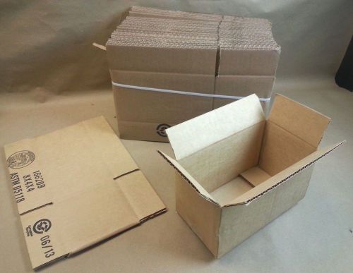 25 boxes 8x4x4 &#034;  for ebay sellers  parts packing mailing moving shipping small for sale