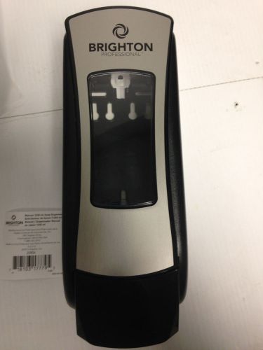 Brighton 1250mL Soap Dispenser Black/Chrome Push Button LTX-12