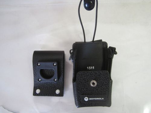 Motorola PMLN4471B Leather Case for radio EX600-XLS, EX600 EX500, PRO7150 Elite