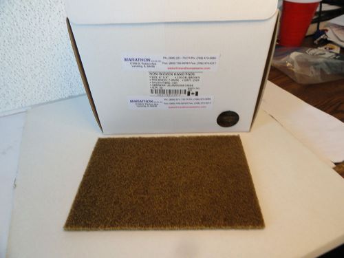 HAND ABRACIVE PAD BROWN HEAVY DUTY NON WOVEN INDUSTRIAL &amp; AUTOMOTIVE