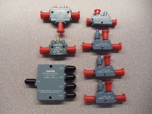 Narda RF Parts, Directional Couplers, Power Dividers, SP2T RF Switches
