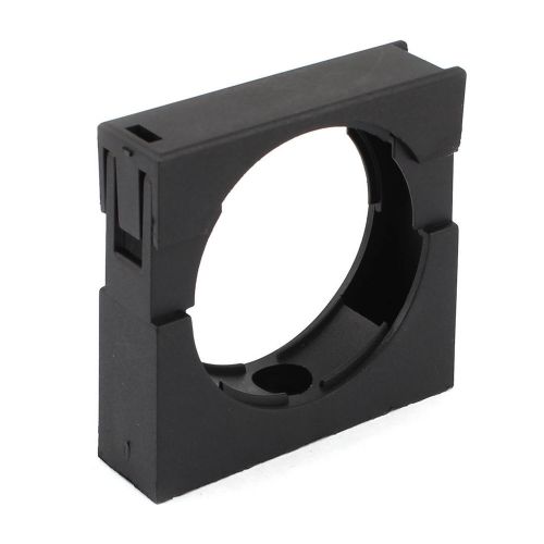 Black plastic fixed mount bracket clamp for ad54.5 corrugated conduit for sale