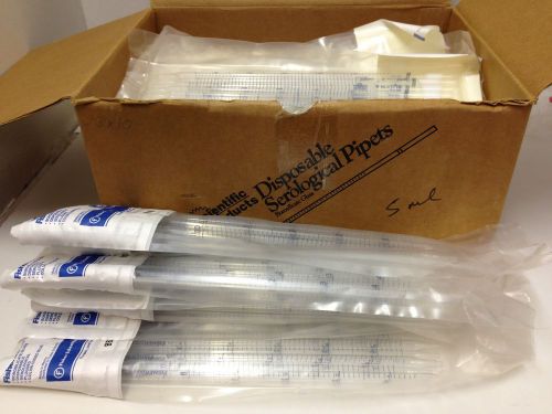 300 X 5mL Disposable Serological Pipettes