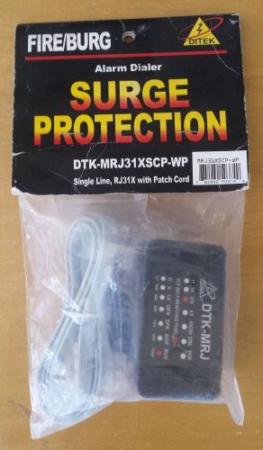 Ditek DTK-MRJ31XSCPWP Alarm Dialer Surge Protection Single Line RJ31X Patch Cord