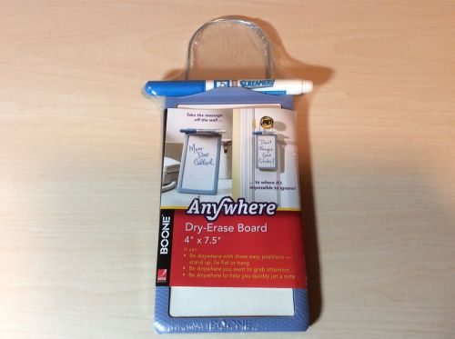 Anywhere Dry Erase Messege Board with Marker Door Hanger NEW IN PACKAGE 4&#034;x 7.5&#034;