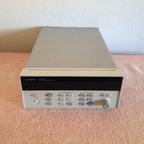 HP/AGILENT  34970A  DATA ACQUISITION SWITCH UNIT No power up for parts or repair
