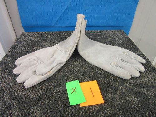 KNOXVILLE MIG WELDING WELDER&#039;S SIZE LARGE L PROTECTIVE LEATHER GLOVES  NEW