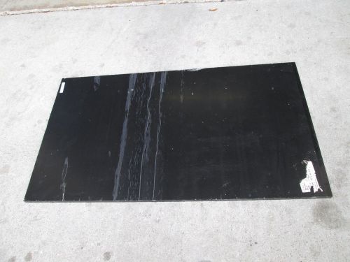 Polypropylene impact copolymer black plastic sheet 1/2&#034; x 20&#034; x 36&#034; n00m-00 uhmw for sale