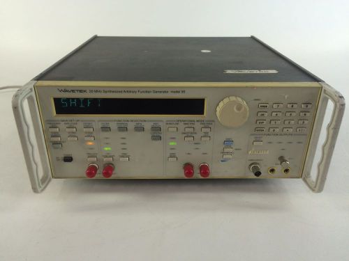 Wavetek 20 MHz Synthesized Arbitrary Function Generator Model 95