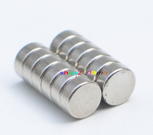 10pcs Nd-Fe-B Magnets D5x2mm N38 Strong Disc Round Rare Earth Permanent (D5x2mm)