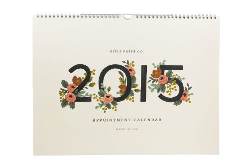 Moorea Seal Rifle Paper Co. 2015 Appointment Calendar