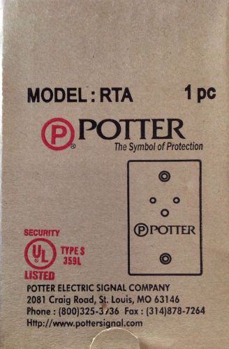 Potter RTA Remote Test Annunciator for the EVD-1 and EVD-2