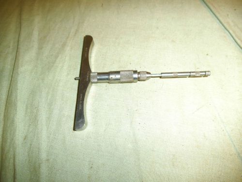 Estate Old Antique Machinist 1903 Starrett Depth Gage Micrometer Tool