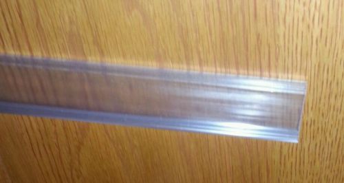 8-Metro Shelving Label Holders 33&#034;x1 1/4&#034; (Clear)