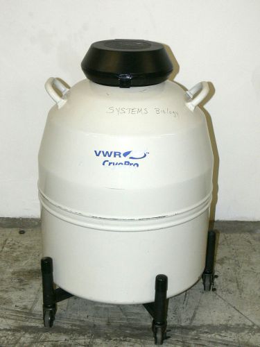 Vwr cryopro  br-1  dewar - liquid nitrogen storage tank - cryogenic storage for sale