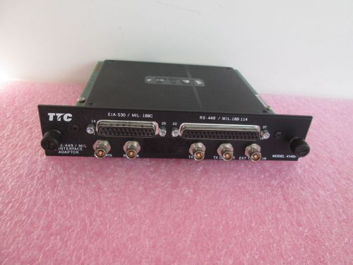 TTC Fireberd 6000 Acterna RS-449-Mil Interface Adaptor card model 41400