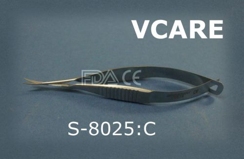 Vannas Micro Scissors After Cataract Very Delicate Curved FDA &amp; CE