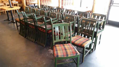 lot of 32 restaurant chairs