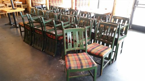 lot of 32 restaurant chairs