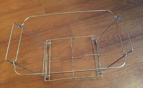 LOT OF 5 Folding Wire Chafing Dishes warming catering  barbecue wedding CHAFER