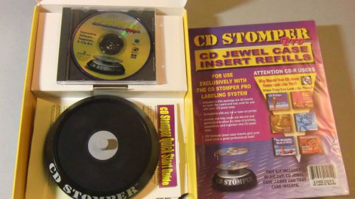 CD/DVD Stomper Pro kit with labels + CD inserts