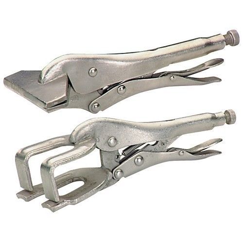 2 Piece Welding Sheet Metal Clamp Set Pipe Metal Holding Seaming and Bending NEW
