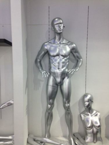 Mannequin Male 6 ft. Silver Multi Pose Styles Available